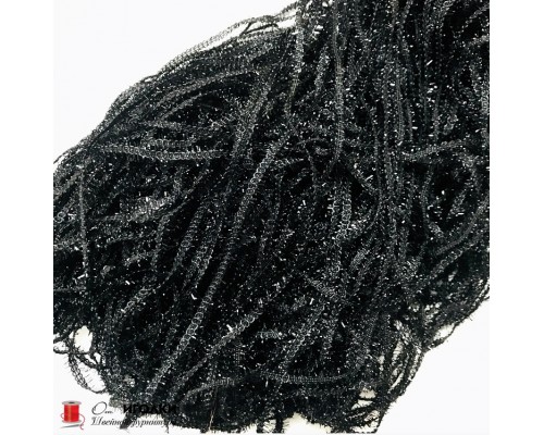 Тесьма сороконожка шир.4 мм арт.10540 цв.черный уп.40 м