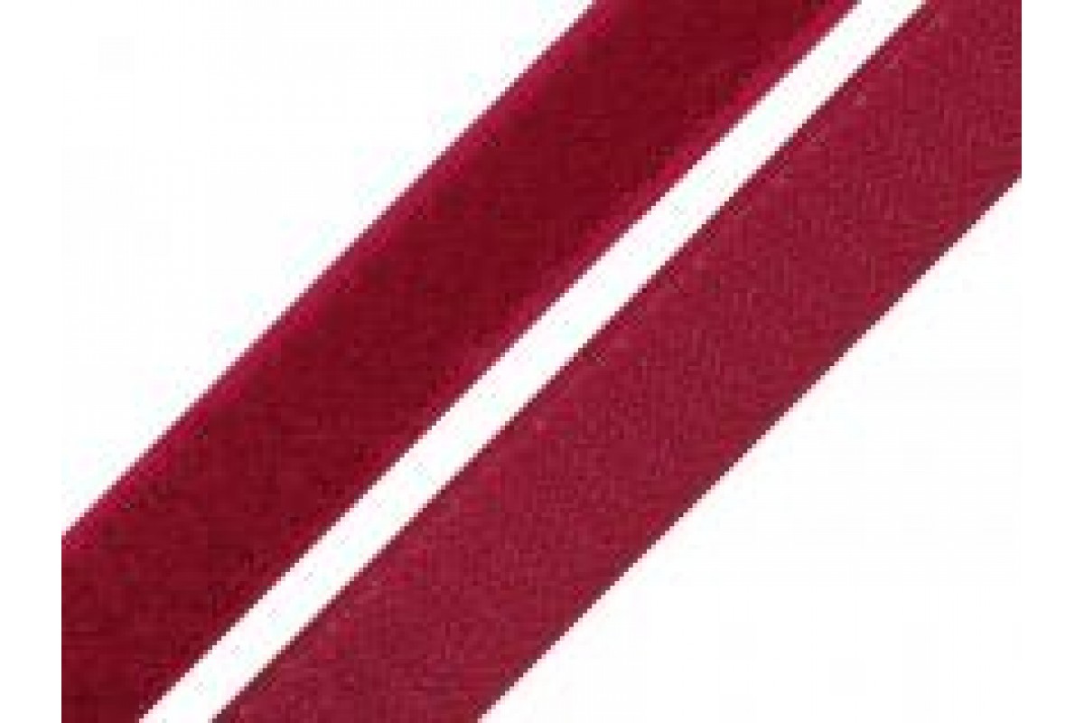 Липучка пришивная шир.2,5 см (25 мм) арт.3566 цв.бордовый уп.25 м